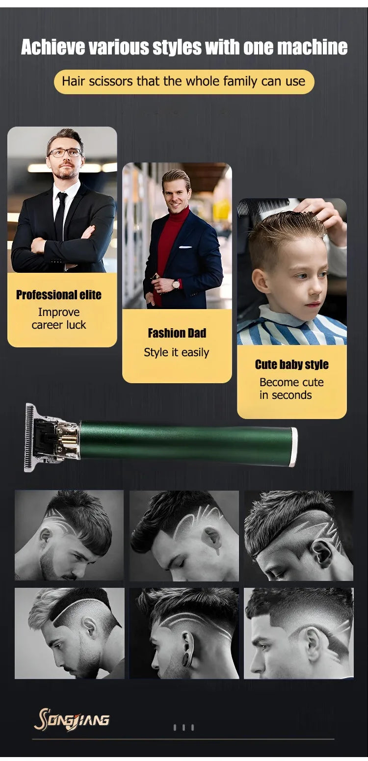 Hair Clipper Professional Hair Cutting Machine Barber for Men