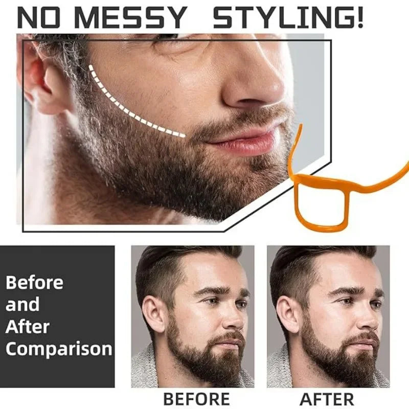 1pc High Quality Practical Plastic Men's Beard Shaping Shaper