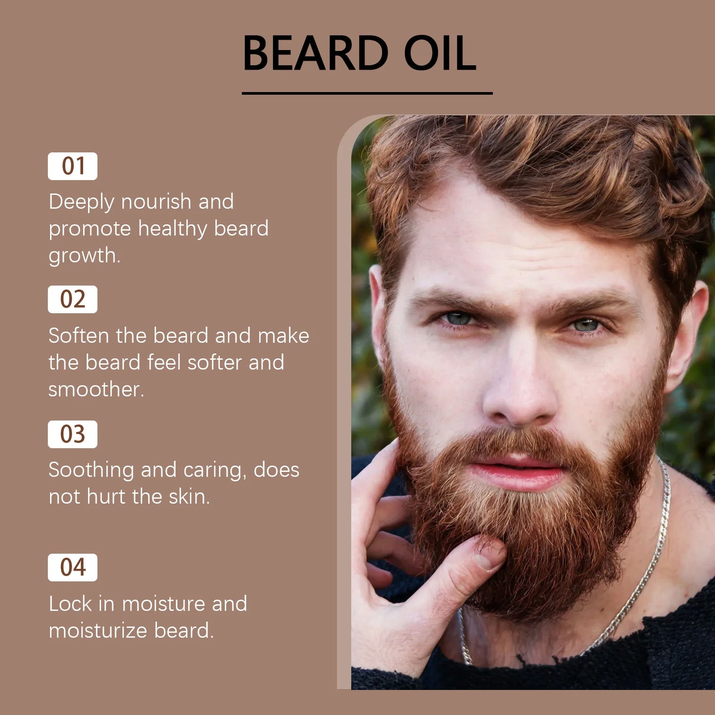 East Moon Beard Growth Care Oil Control Deep Moisturize