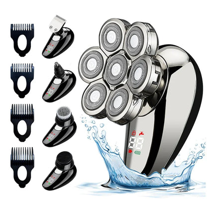 5 In 1 Electric Shaver For Men Bald Head Hair Clipper Razor