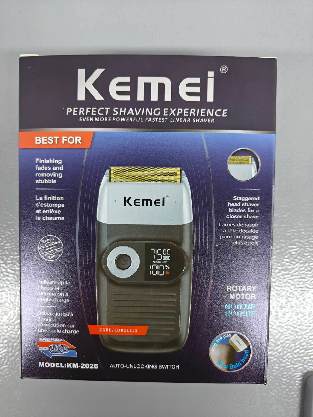 Kemei Razor Kemei 2 in 1 Electric Shaver Men Electric Razor Beard Shaver – Beard Air