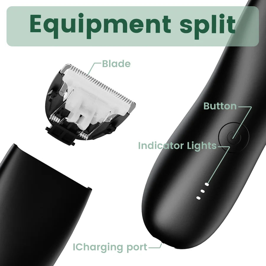 Men's Electric Groin & Body Shaver Trimmer