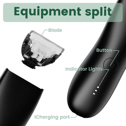 Men's Electric Groin & Body Shaver Trimmer