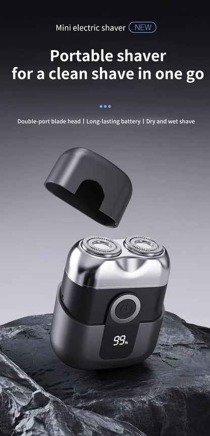 Mini electric shaver compact and fast charging