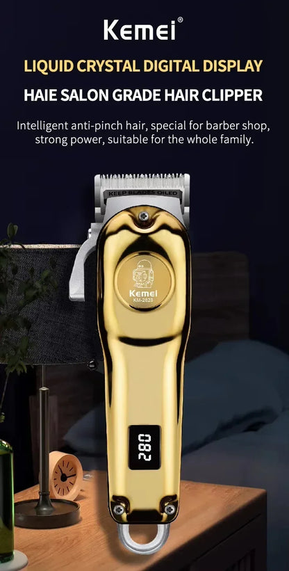 Kemei KM-2628 KM-678 KM-2024 USB Rechargeable Hair Clipper