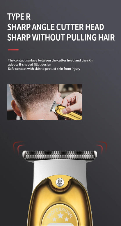 Kemei Electric Gold Silver Color Hair Trimmer Kemei Km-679