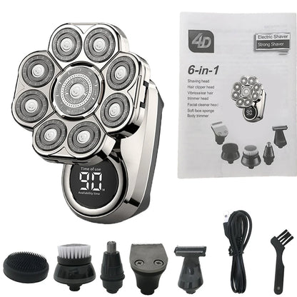 YUNCHi 6 in 1 Grooming Kit Electric Shaver Men's Beard