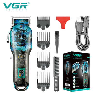VGR Barber Hair Cut Machine Cordless Hair Trimmer V-685