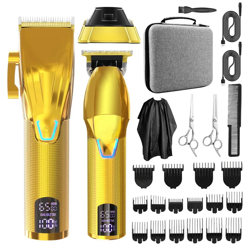 RESUXI Professional Hair Clipper Set Men's Barber Beard Trimmer