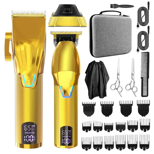 RESUXI Professional Hair Clipper Set Men's Barber Beard Trimmer