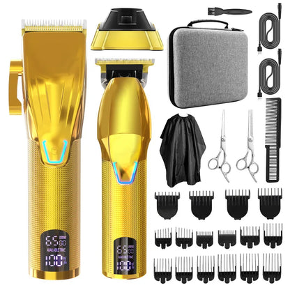 RESUXI Professional Hair Clipper Set Men's Barber Beard Trimmer