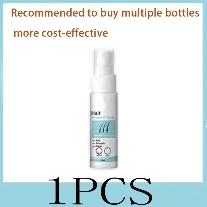 Permanent Hair Removal Spray  Dissolves Hair Instantly