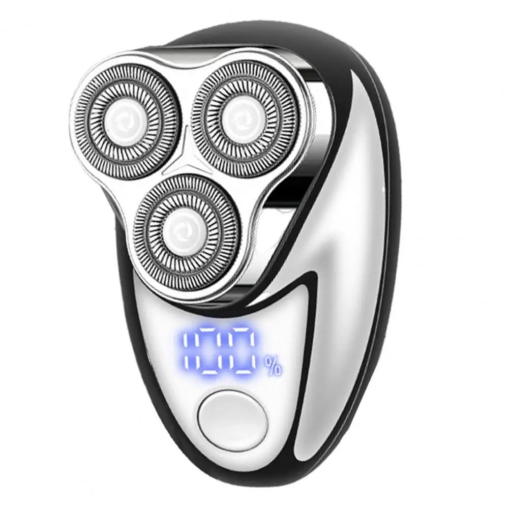 Men Electric Shaver Digital Display USB Rechargeable Mini Travel Razor