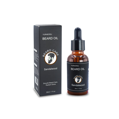 New facial hair and beard growth oil care