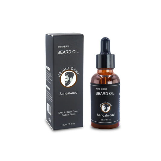 New facial hair and beard growth oil care