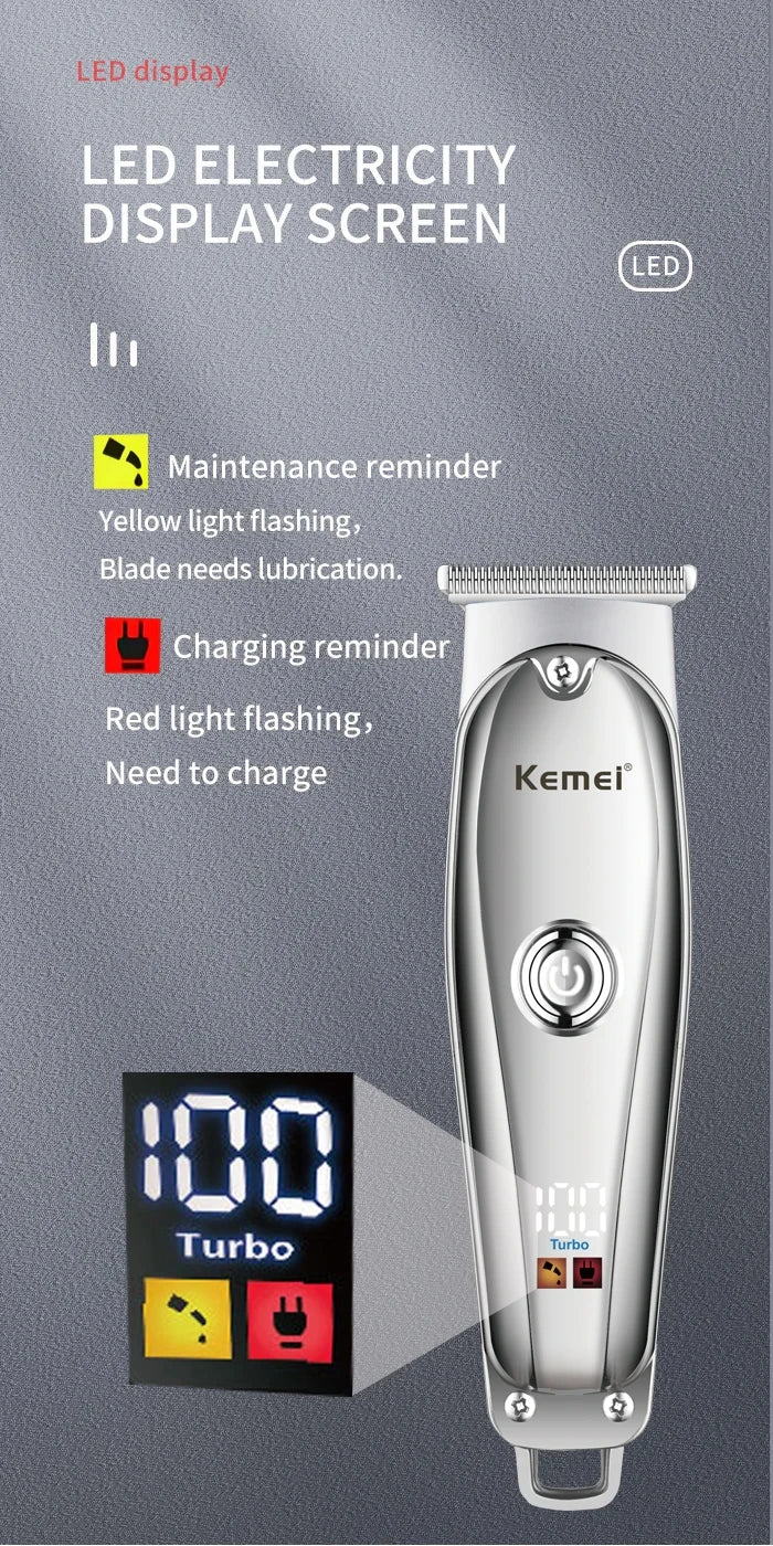 Kemei-637 Hair Trimmer For Men Beard Trimer