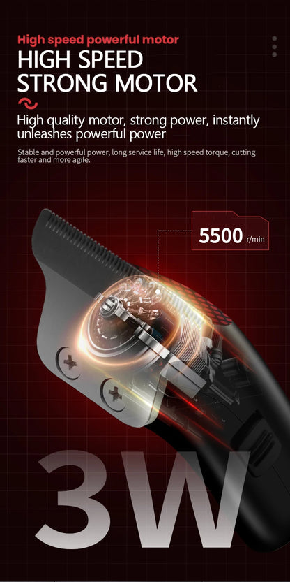 Kemei 889 Professional Pocket Cordless Hair Clipper Kit
