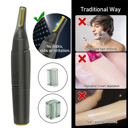 Electric Nose Hair Trimmer Waterproof Easy To Operate