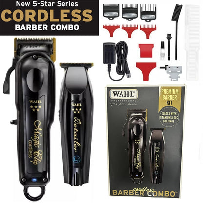 Professional Cordless Hair Clipper & Trimmer & Foil Shaver