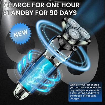 Rechargeable Electric Shaver for Men All in One Trimmer Set