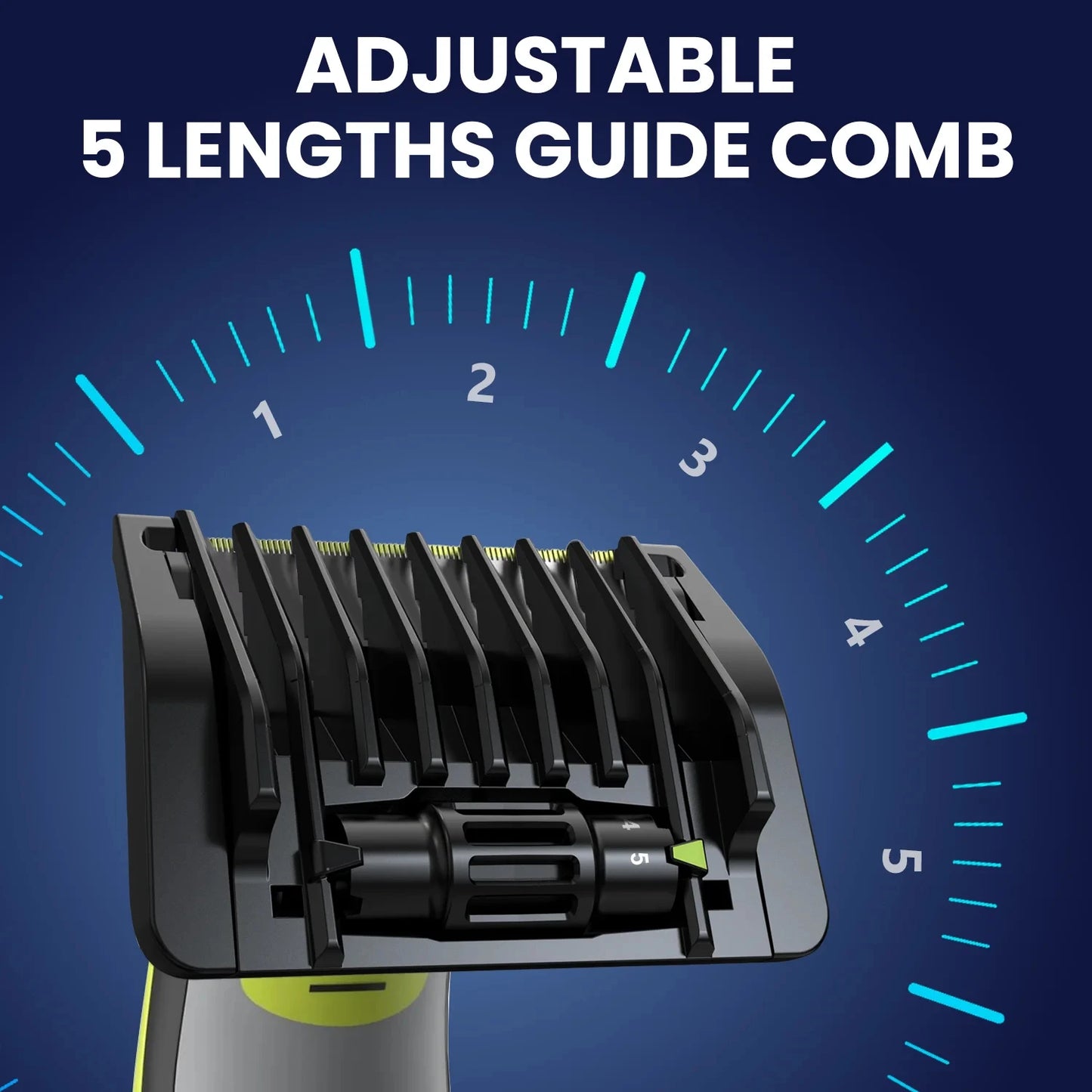 5-in-1 Guide Comb Guard Fit for One Blade Beard Trimmer