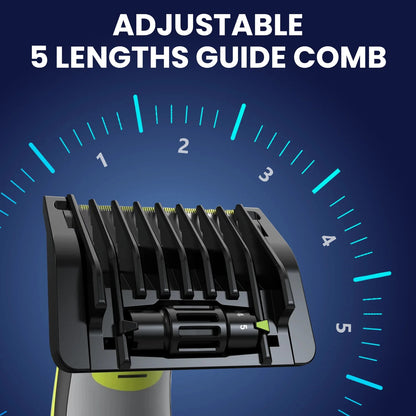 5-in-1 Guide Comb Guard Fit for One Blade Beard Trimmer