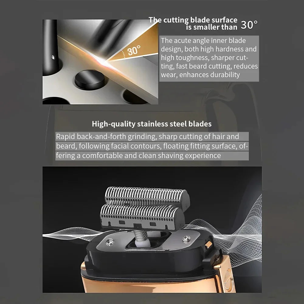 Kemei Tx1 Rechargeable Metal Housing Razor Shaving Machine
