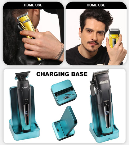 VGR V-694 3-in-1 Hair Trimming Set Professional High end Hair Clipper