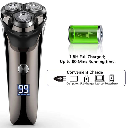 New Beard Shavers for Men Electric Razor Cordless FK-373