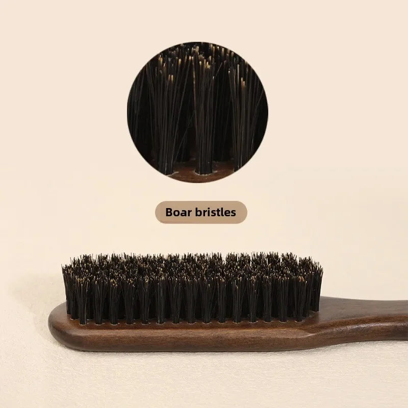 Wood Handle Boar Bristle Beard Brush Shaving Tool