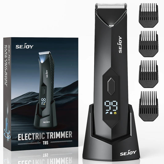 Body Hair Trimmer for Men Hair Trimmer with LED Light IPX7