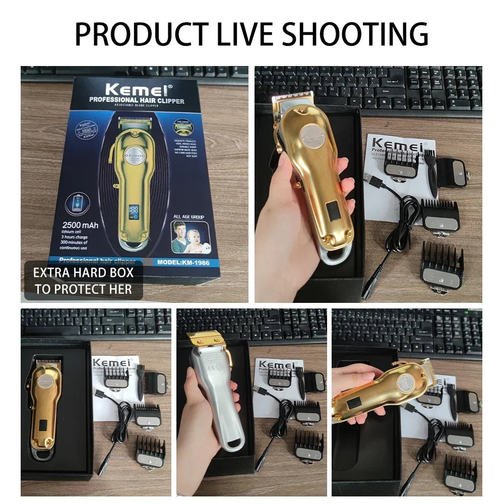 Kemei KM-1986 Or Blade Hair Trimmer For Men Trimmer