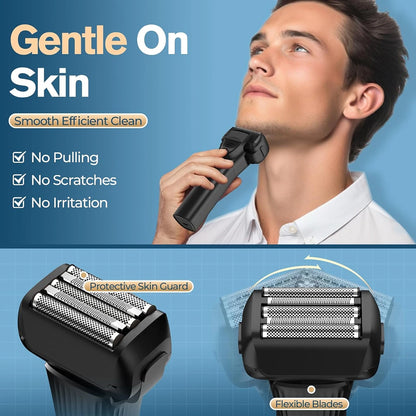 5-D Reciprocating Shaver for Men with LCD Digital Display