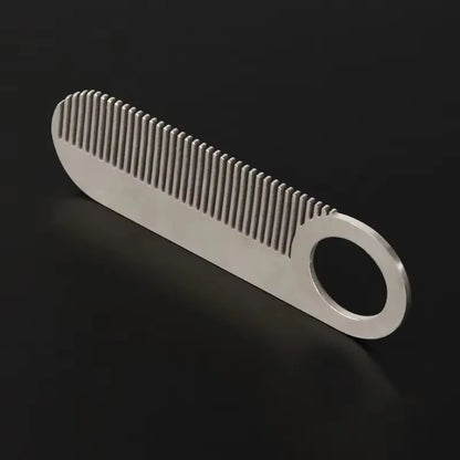 Stainless Steel Men's Beard Comb Portable Mini Oil