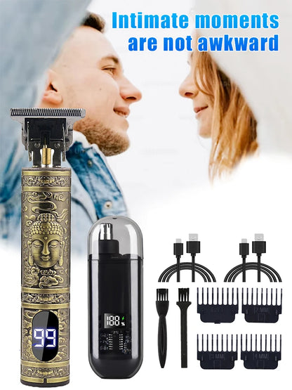 New Nose Hair Trimmer And T9 Hair Clipper Set For
