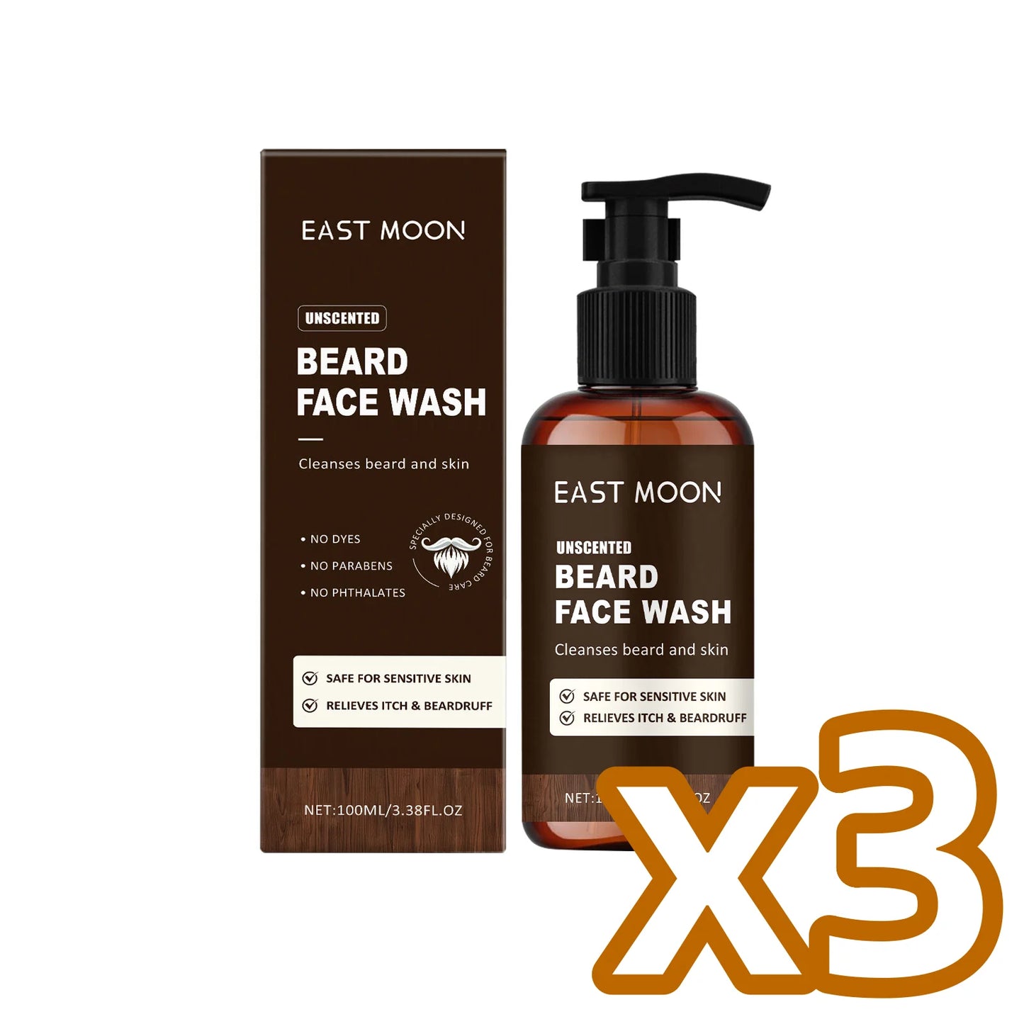 Premium Beard Shampoo Soften Rough Beard Wash