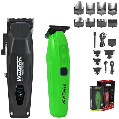 Professional electric hair clipper barbers 3PC set