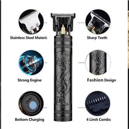 hiena 212 Professional Hair Cutter Mans Hair Clipper Set