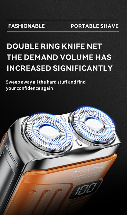New Double-headed Mini Magnetic Shaver for Men