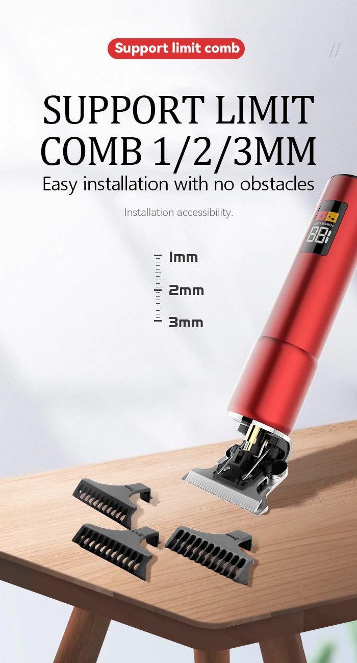 Kemei KM-1759 Waterproof 10W Hair Trimmer For Men