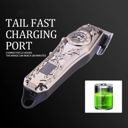 Kemei Cordless Professional Hair Clipper Barber Trimmer  Kit KM-2617