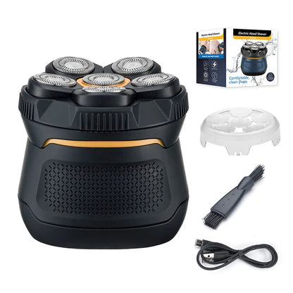 6D Electric Head Shaver for Bald Men IPX7 Waterproof Cordless