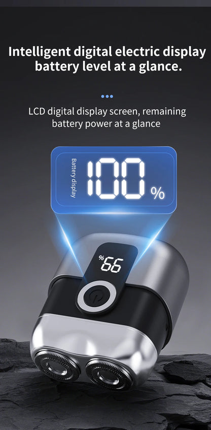 Mini electric shaver compact and fast charging