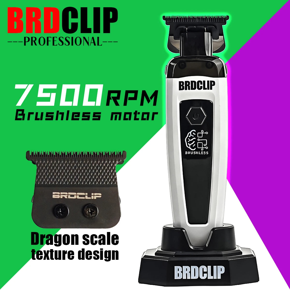 Brushless Motor Professional Hair Trimmer 7500RPM