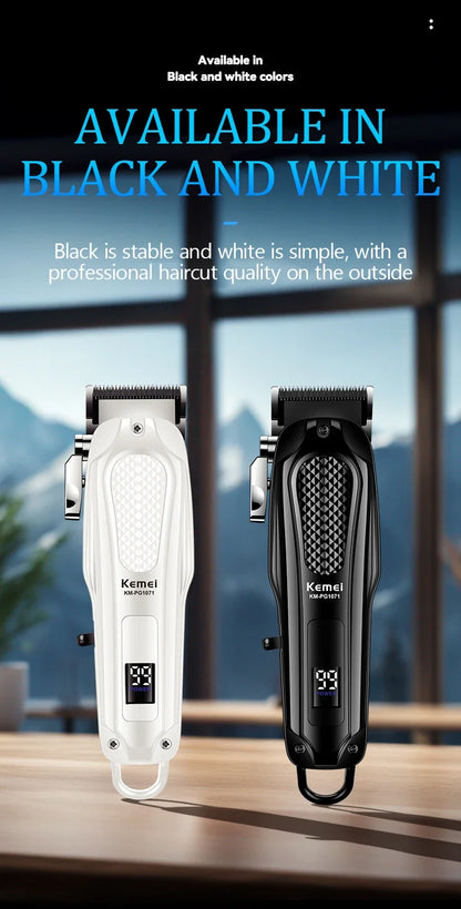 KM-PG1071 Electric Hair Clipper UBS Cordless Beard Trimmer