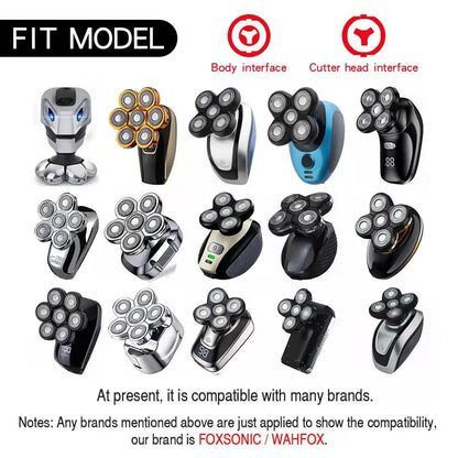 Replacement Shaver Heads 5D Standalone 5 in 1 Blade