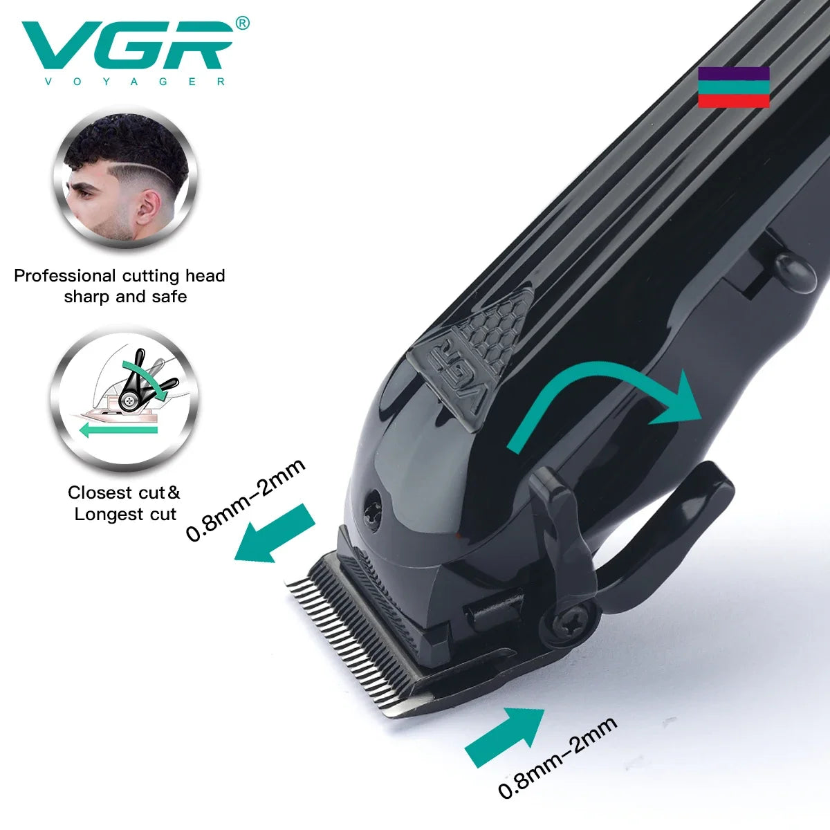 VGR Original Electric Professional Hair Trimmer V-282