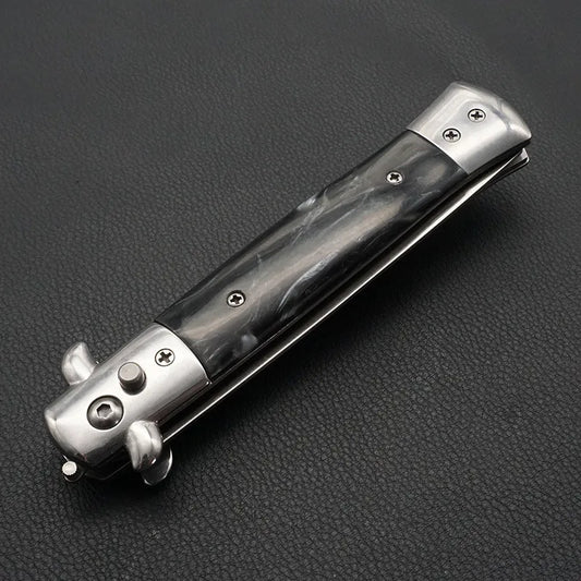 Stainless Steel Foldable Automatic butterfly Pocket Comb
