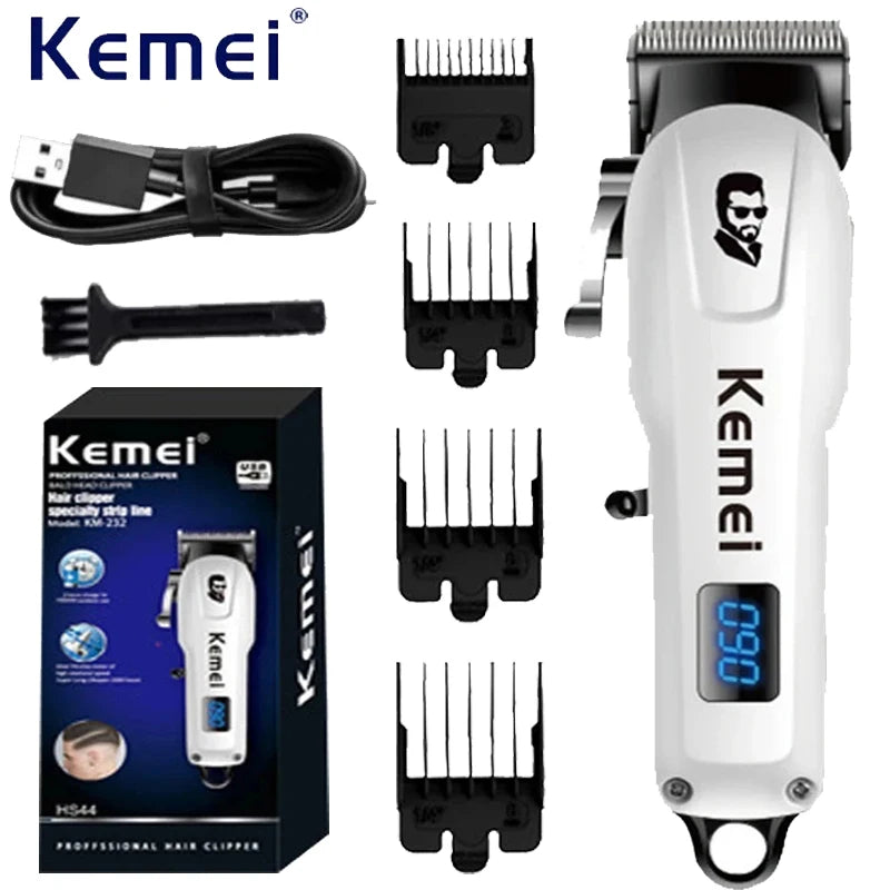 Kemei KM-232 Professional Hair Cutting Machine Electric Hair Clipper