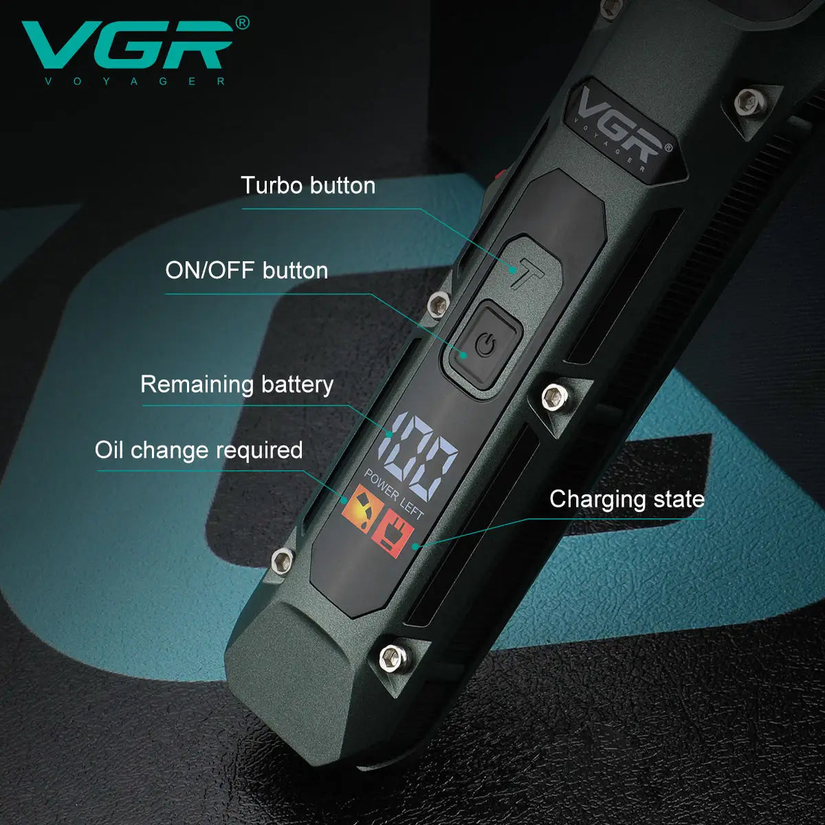 VGR V-696 New metal Popular Salon Barber Hair Cut for Men